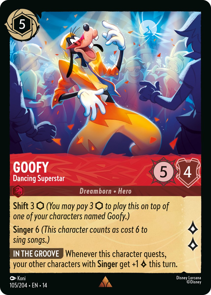 105/204-EN-14: Goofy – Dancing Superstar