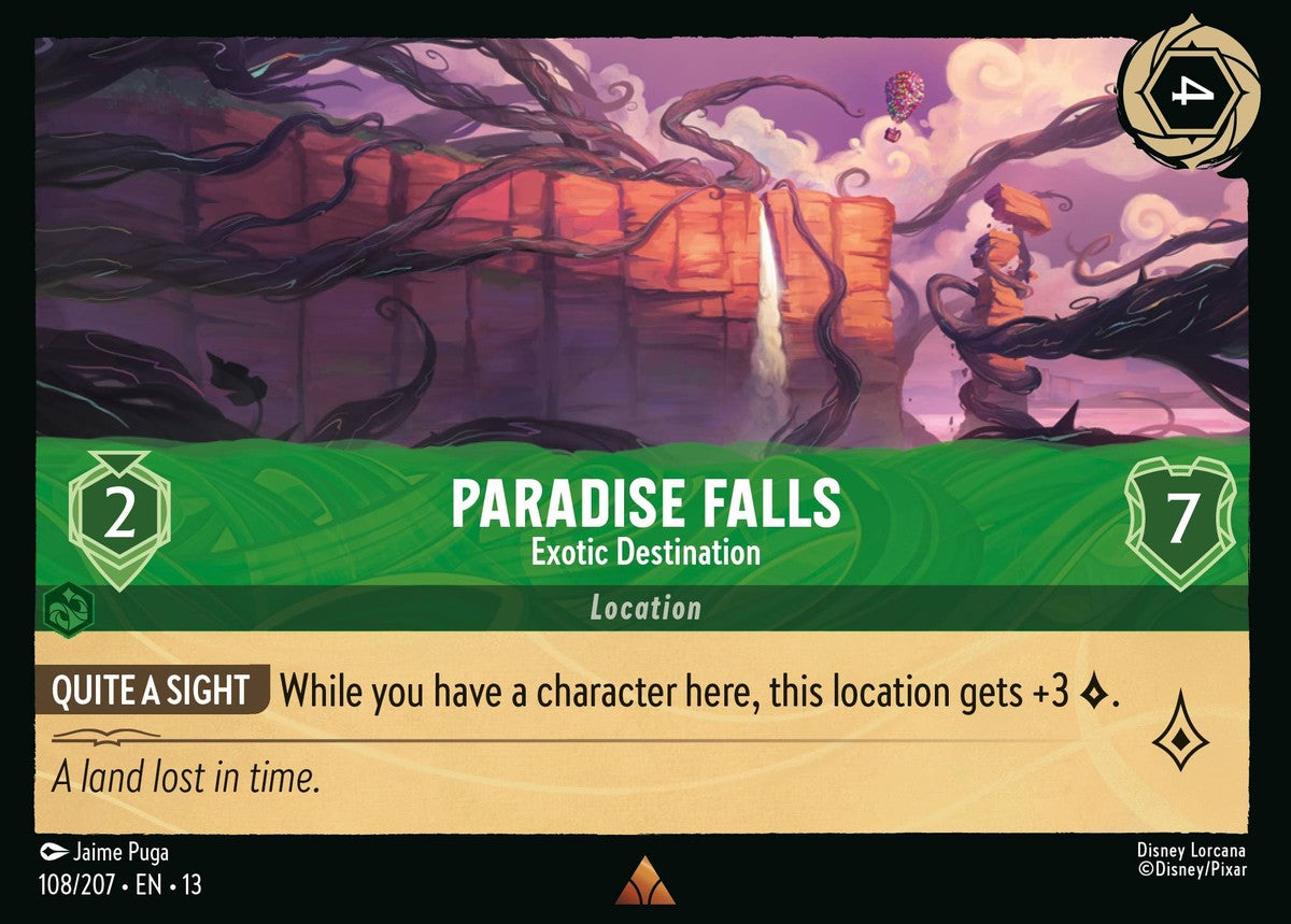 108/207-EN-13: Paradise Falls – Exotic Destination
