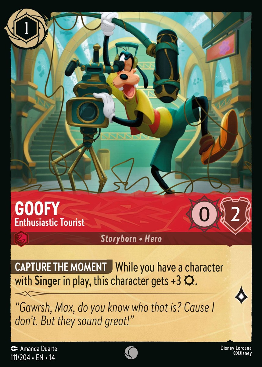 111/204-EN-14: Goofy – Enthusiastic Tourist
