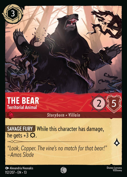 112/207-EN-13: The Bear – Territorial Animal