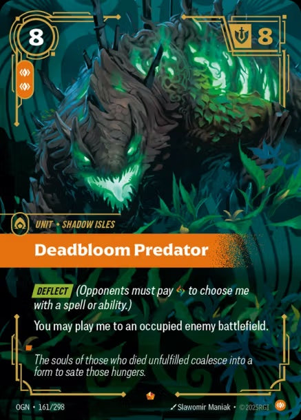 （繁中）OGN-161/298 - Deadbloom Predator 死綻掠食者
