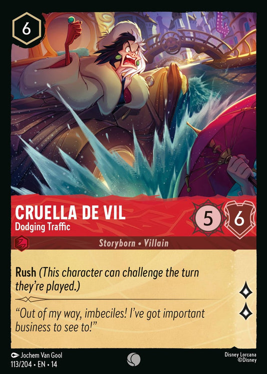 113/204-EN-14: Cruella De Vil – Dodging Traffic