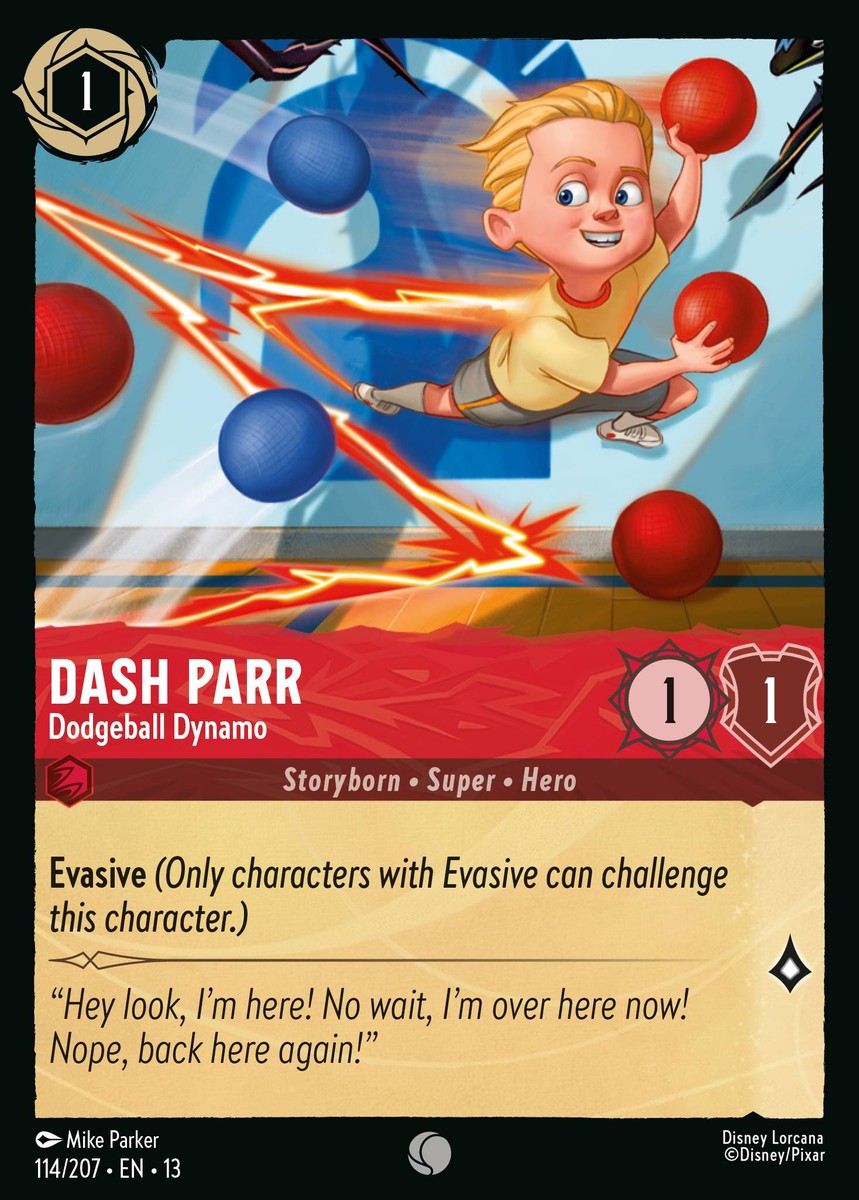114/207-EN-13: Dash Parr – Dodgeball Dynamo