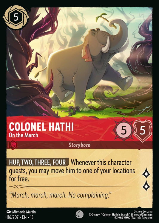 116/207-EN-13: Colonel Hathi – On the March