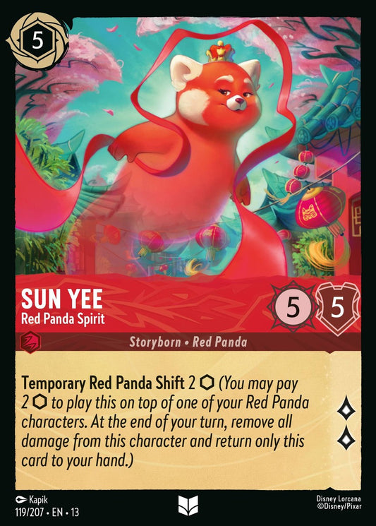 119/207-EN-13: Sun Yee – Red Panda Spirit