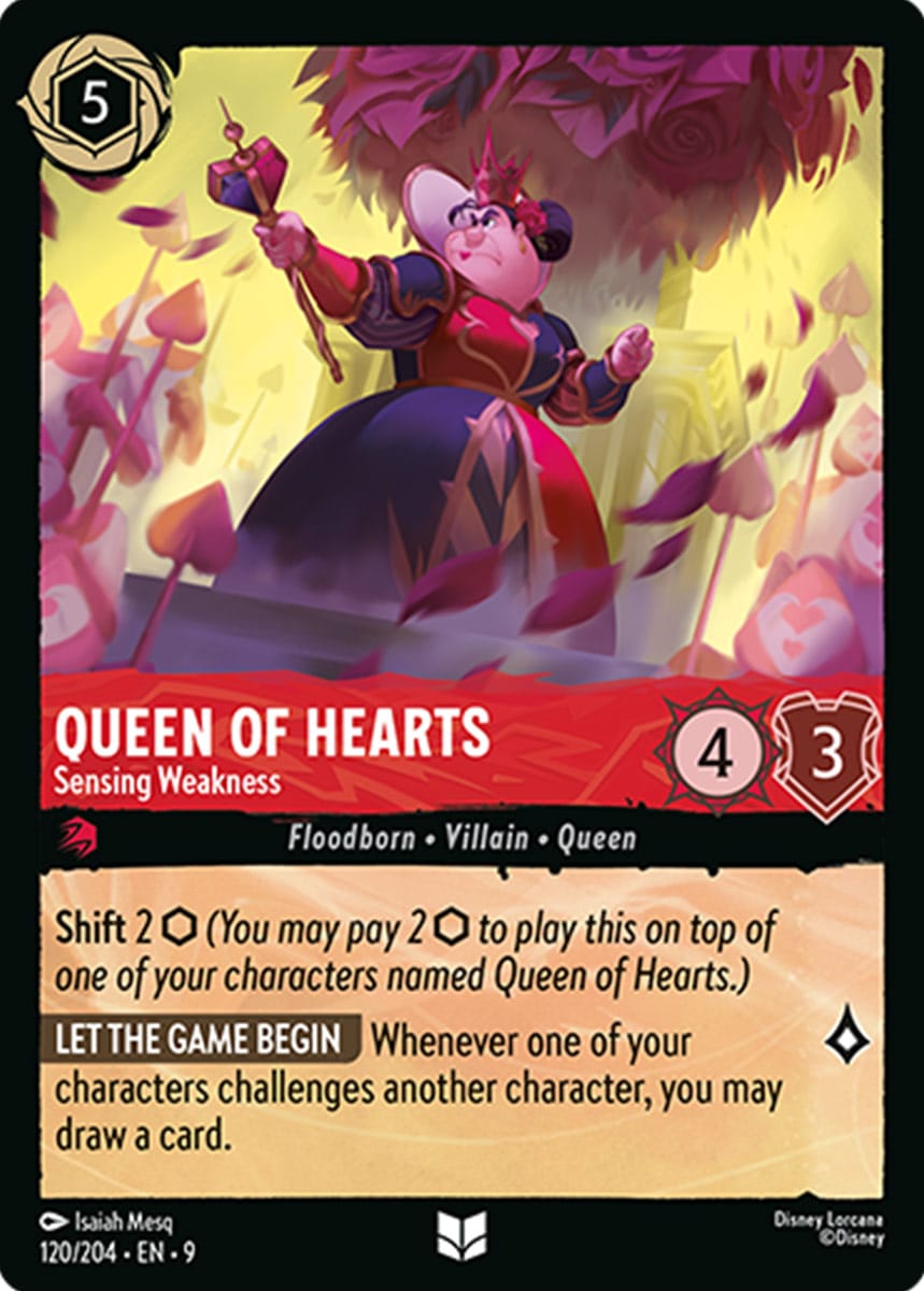 120/204-EN-9: Queen Of Hearts – Sensing Weakness