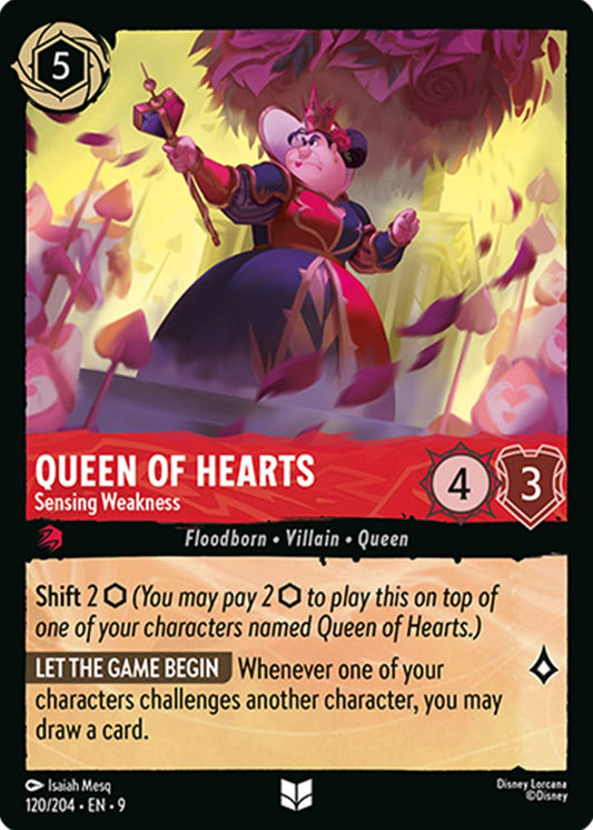 120/204-EN-9: Queen Of Hearts – Sensing Weakness