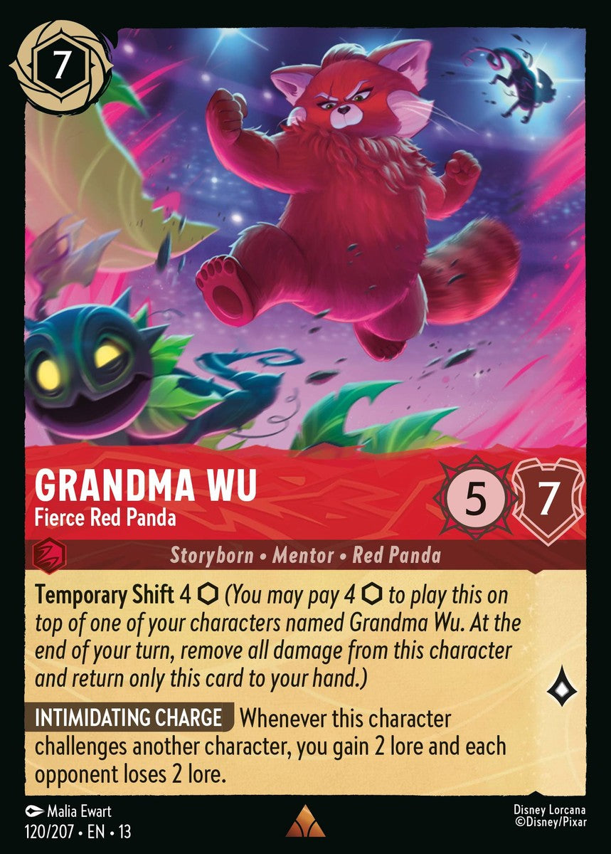 120/207-EN-13: Grandma Wu – Fierce Red Panda