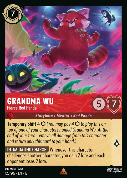 120/207-EN-13: Grandma Wu – Fierce Red Panda