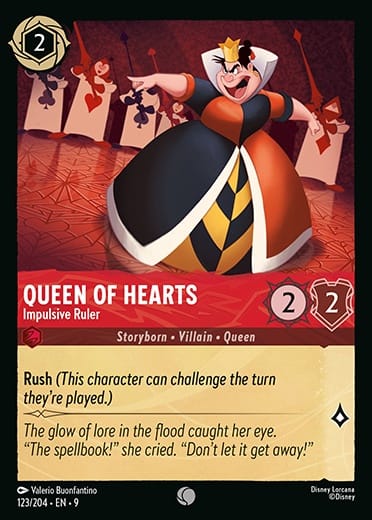 123/204-EN-9: Queen of Hearts – Impulsive Ruler