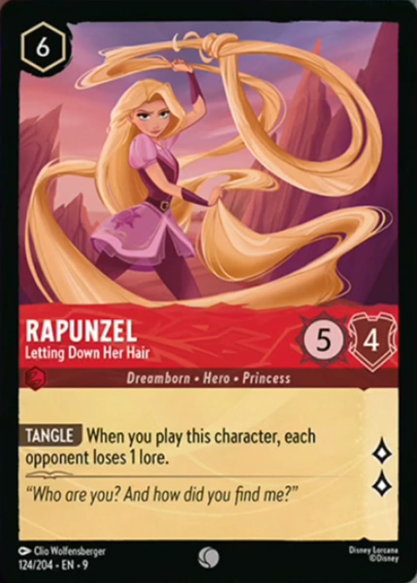 124/204-EN-9: Rapunzel – Letting Down Her Hair
