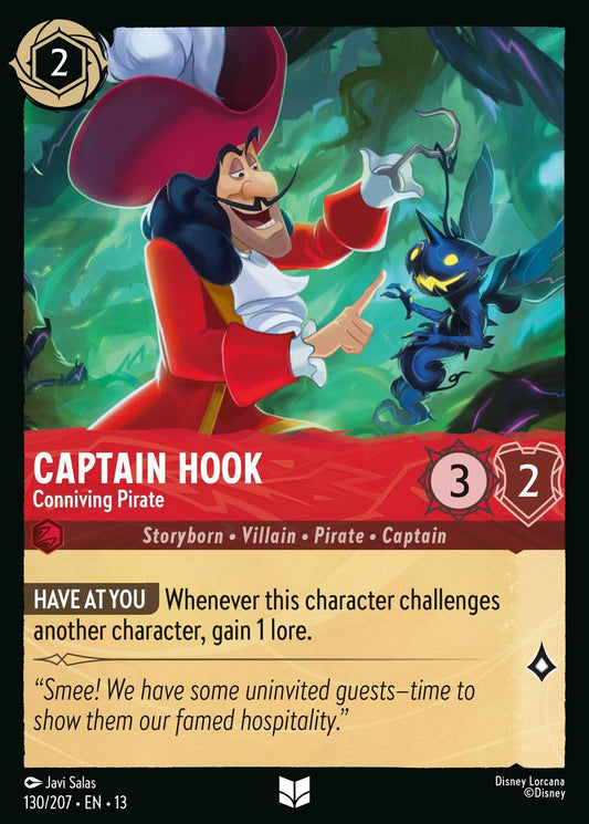 130/207-EN-13: Captain Hook – Conniving Pirate