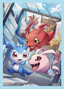 [Sleeves] PB-06 DemiVeemon Koromon Gigimon 蛋卡套 Digitama sleeves Digimon (5 Pieces)