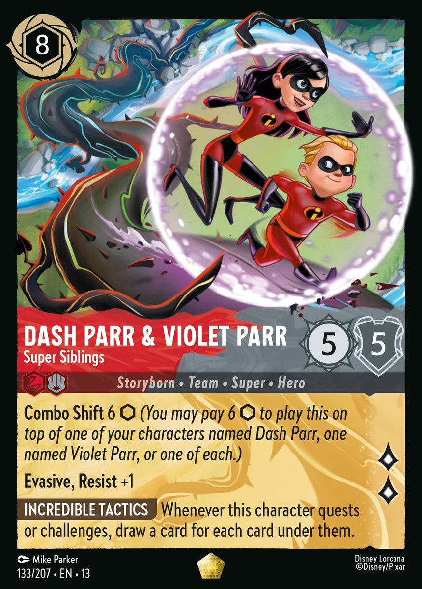 133/207-EN-13: Dash Parr & Violet Parr – Super Siblings