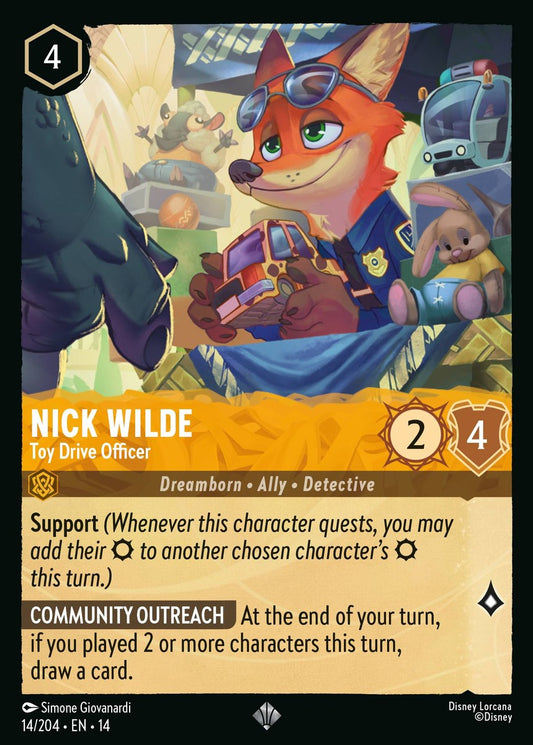 014/204-EN-14: Nick Wilde – Toy Drive Officer