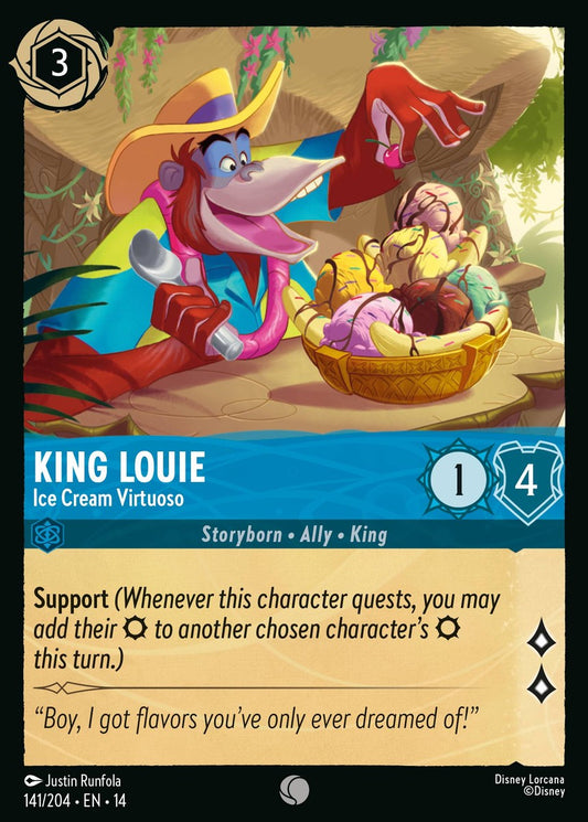 141/204-EN-14: King Louie – Ice Cream Virtuoso