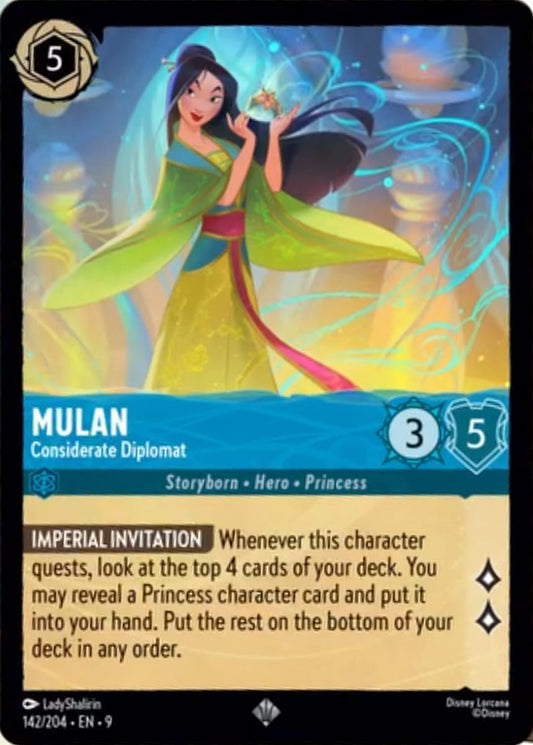 142/204-EN-9: Mulan – Considerate Diplomat