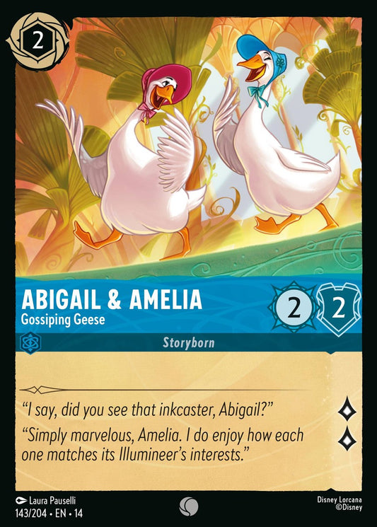 143/204-EN-14: Abigail & Amelia – Gossiping Geese