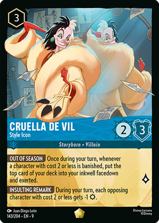143/204-EN-9: Cruella De Vil – Style Icon