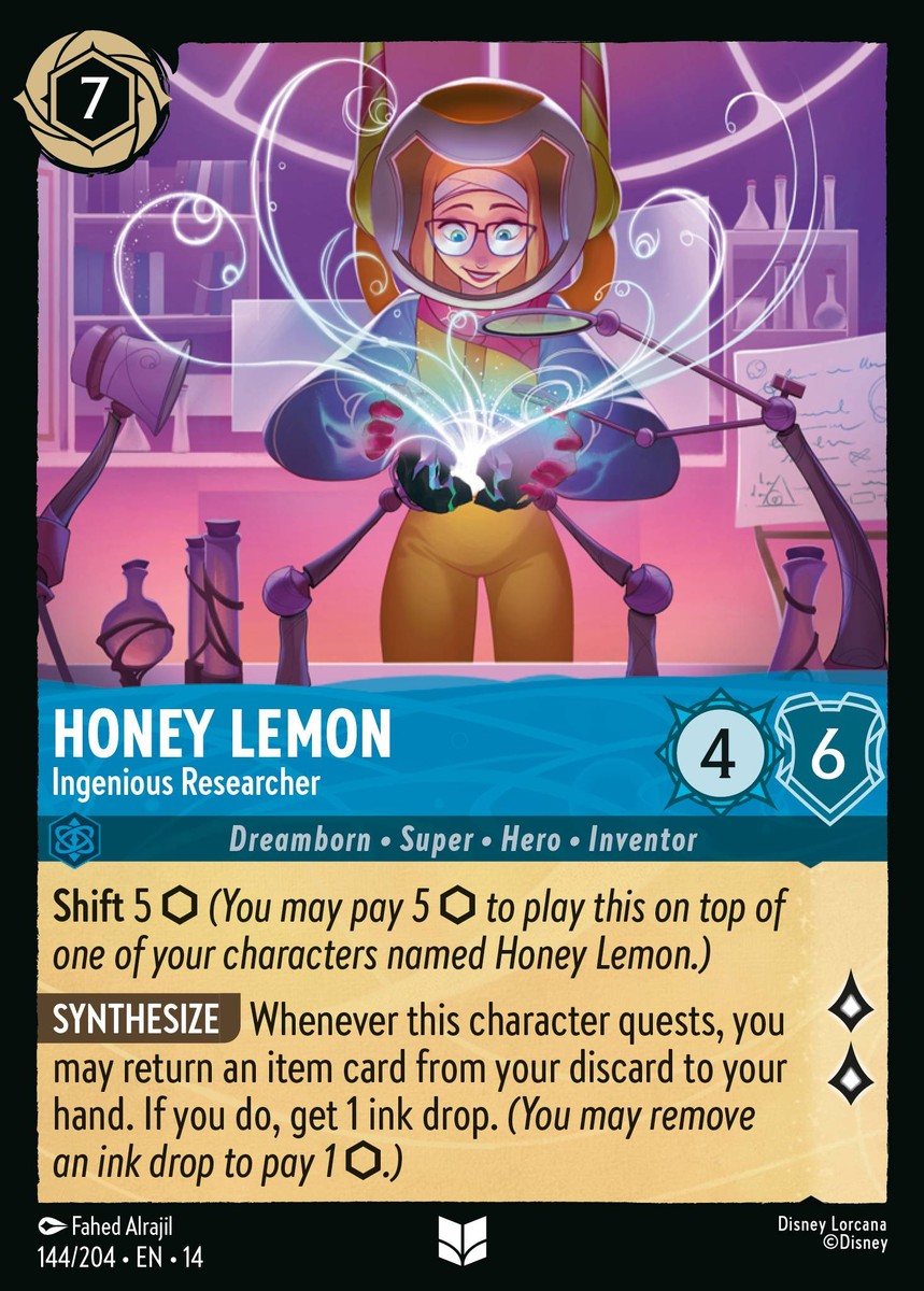 144/204-EN-14: Honey Lemon – Ingenious Researcher