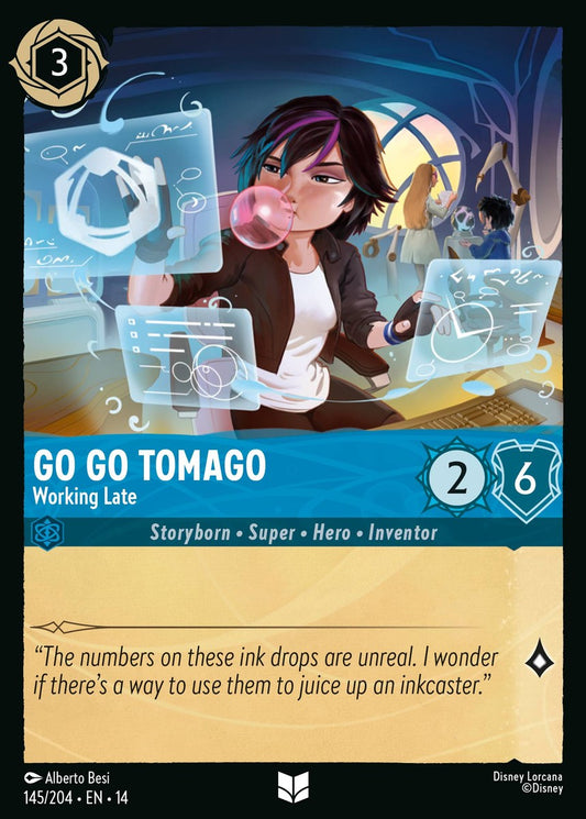 145/204-EN-14: Go Go Tomago – Working Late