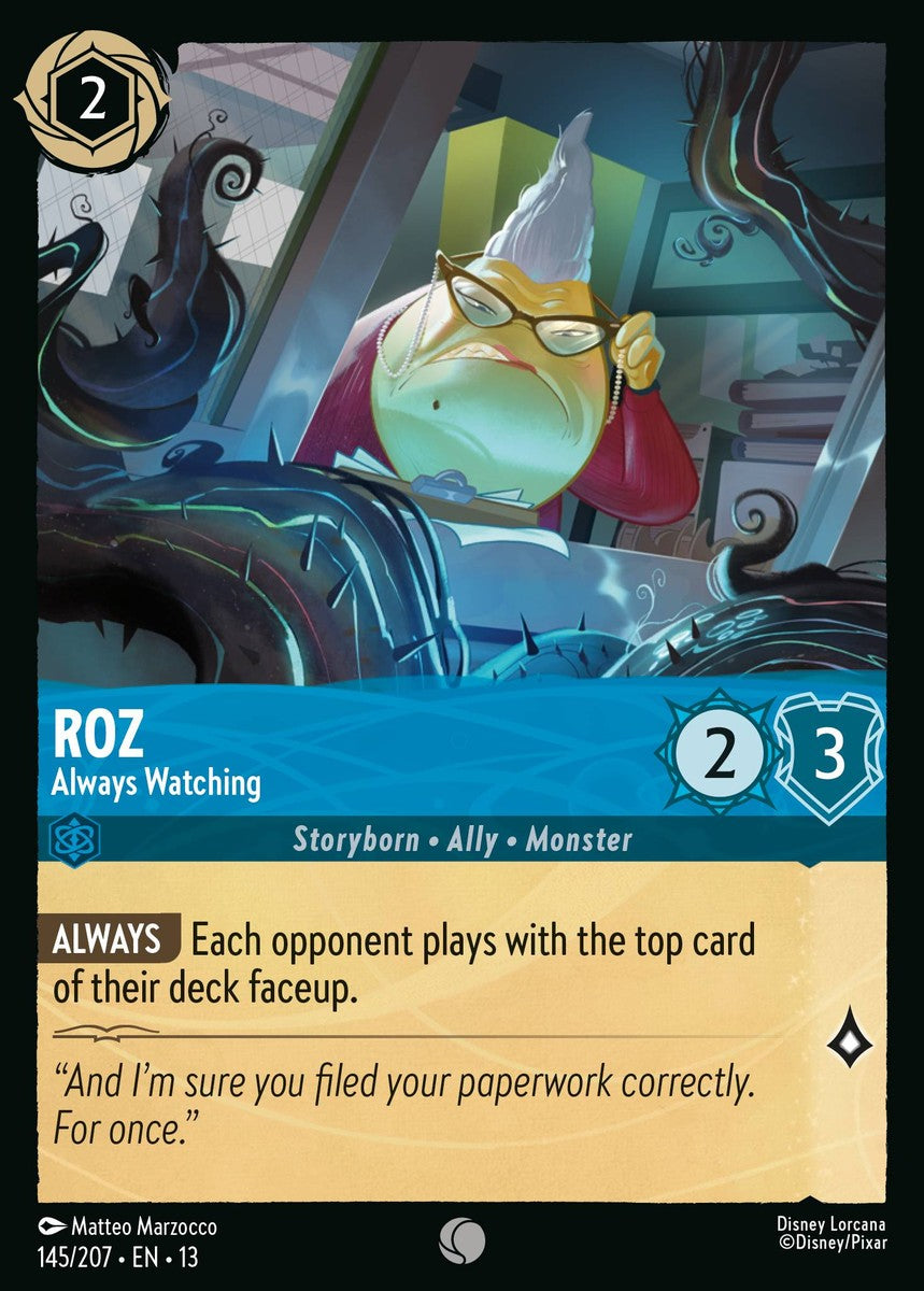 145/207-EN-13: Roz – Always Watching