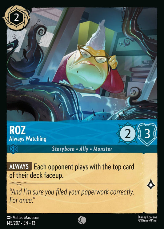 145/207-EN-13: Roz – Always Watching