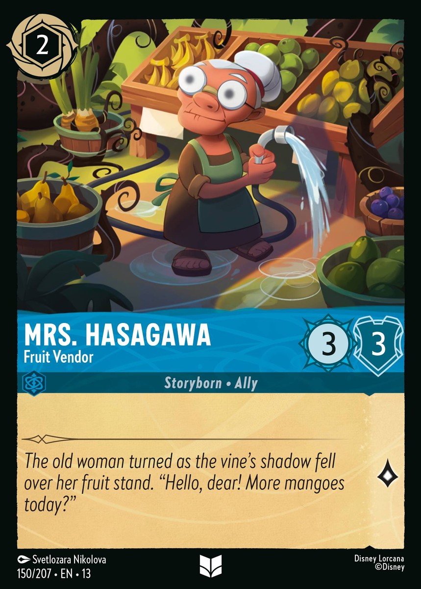 150/207-EN-13: Mrs. Hasagawa – Fruit Vendor