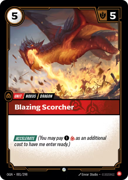OGN-001/298 - Blazing Scorcher（繁中）