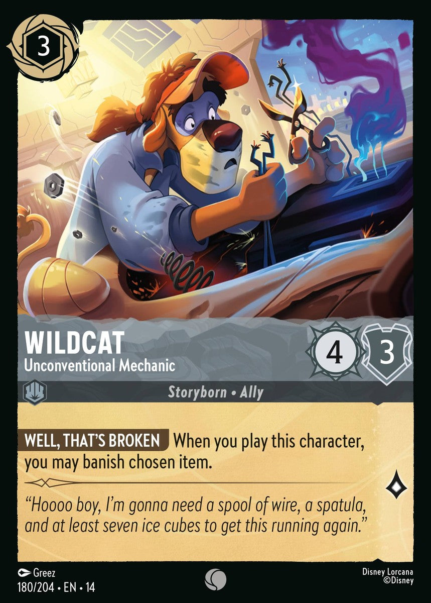 180/204-EN-14: Wildcat – Unconventional Mechanic