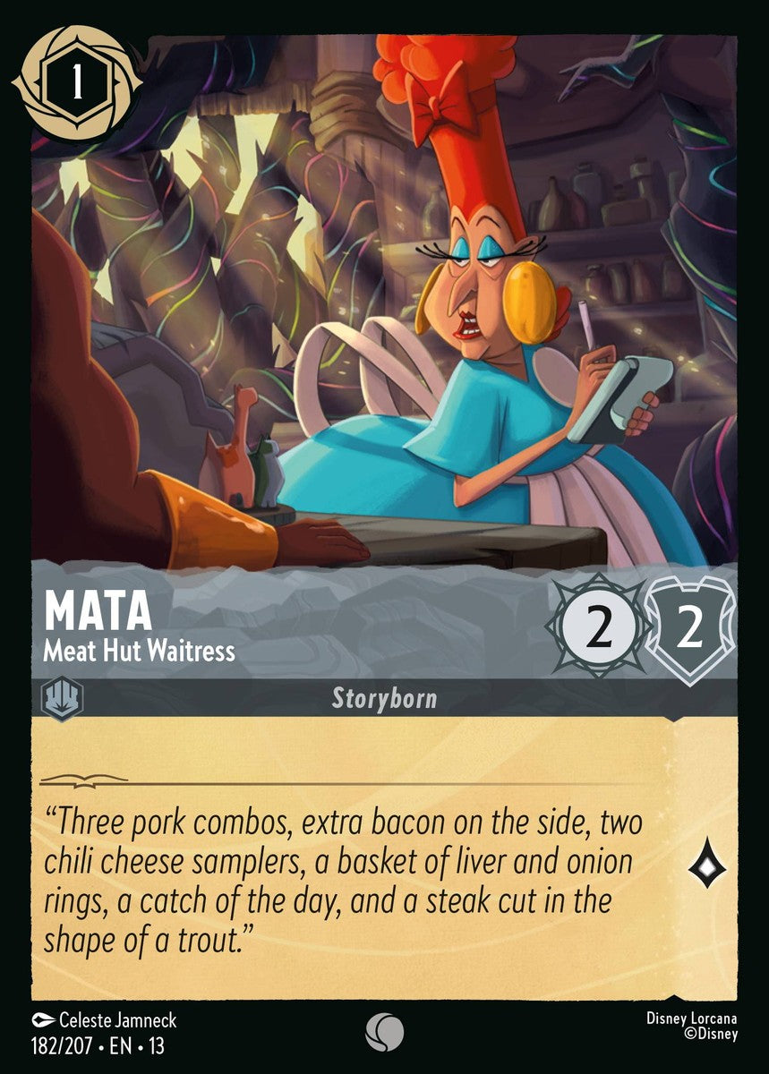 182/207-EN-13: Mata – Meat Hut Waitress