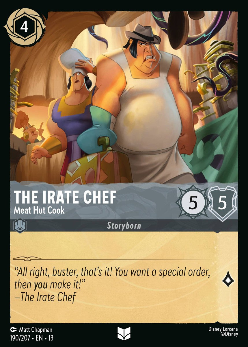 190/207-EN-13: The Irate Chef – Meat Hut Cook