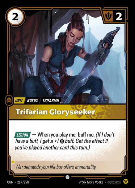 OGN-217/298 - Trifarian Gloryseeker（繁中）