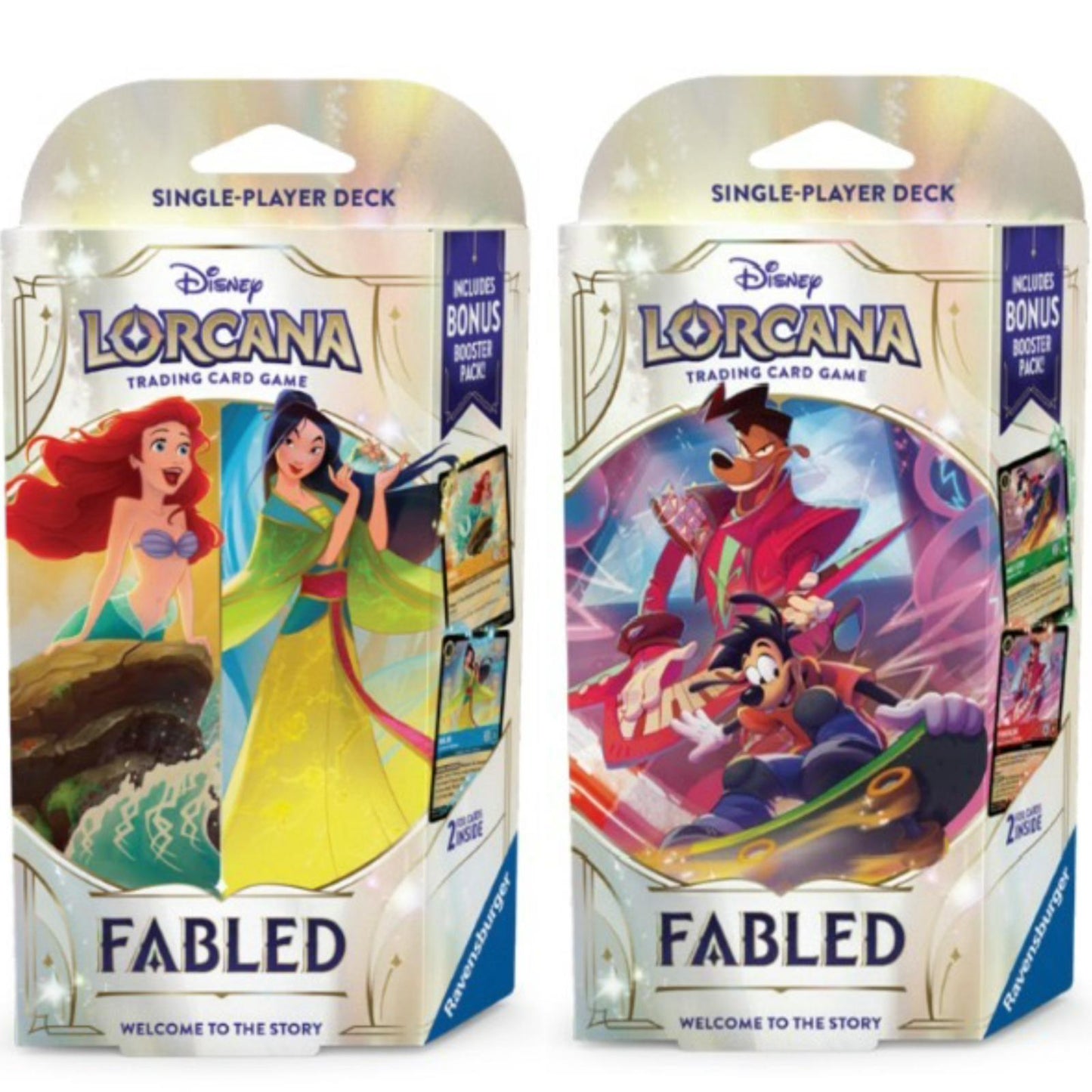 Starter Set 9 FABLED | Disney Lorcana by Ravensburger ENGLISH Starter Deck