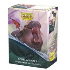 Dragon Shield - 100 Deck Protector Sleeves - Standard Size - Dual Brushed Art - Spirit Animals - The Snortle - AT-12133