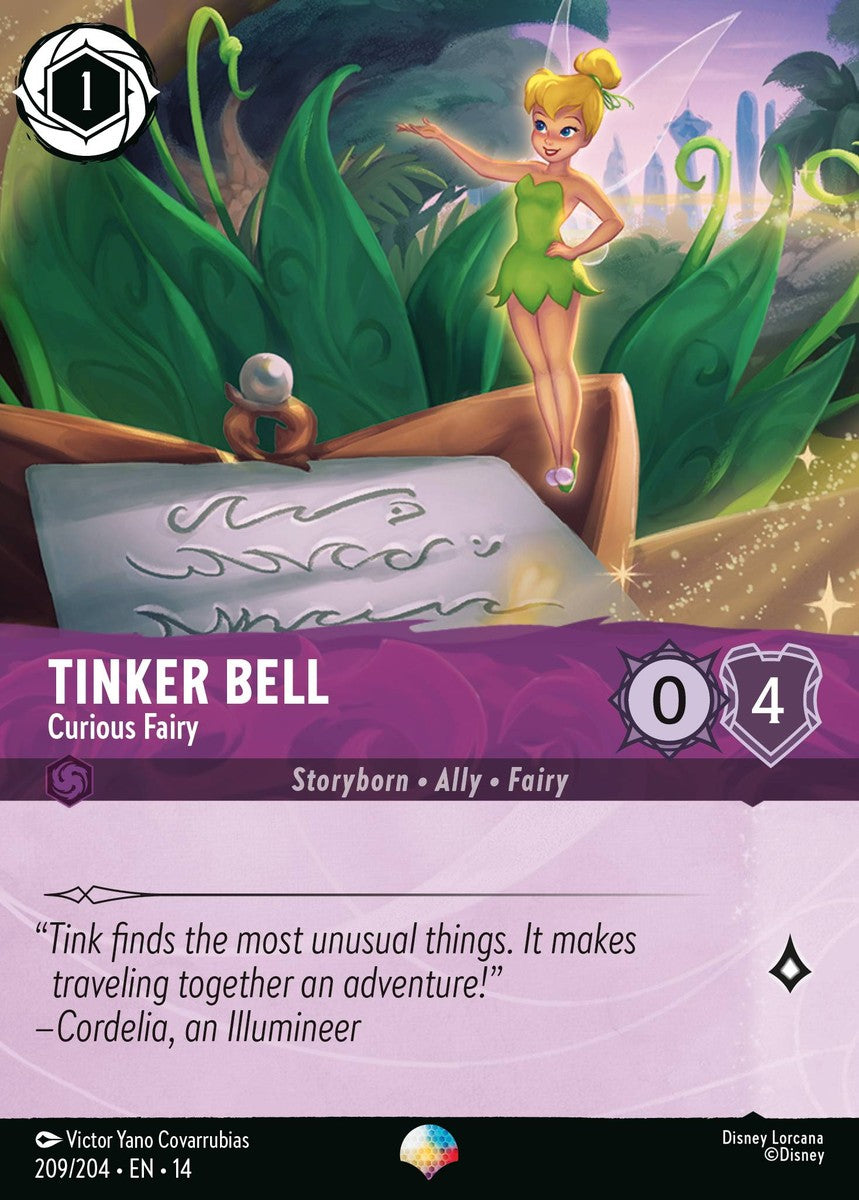209/204-EN-14: Tinker Bell – Curious Fairy (Alt Art) (異畫)