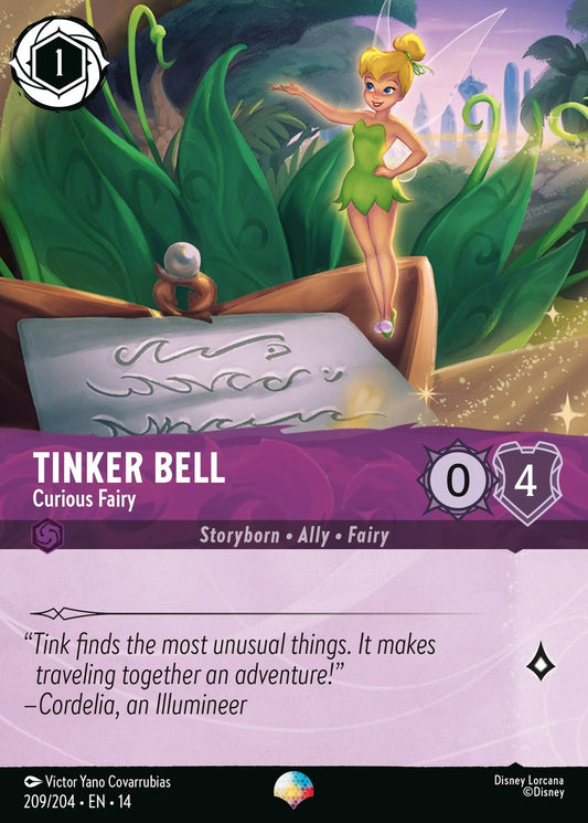 209/204-EN-14: Tinker Bell – Curious Fairy (Alt Art) (異畫)