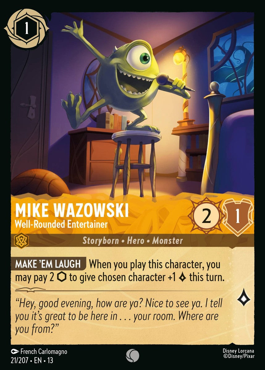 021/207-EN-13: Mike Wazowski – Well-Rounded Entertainer