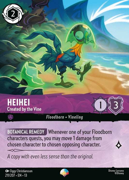 211/207-EN-13: Heihei – Created by the Vine