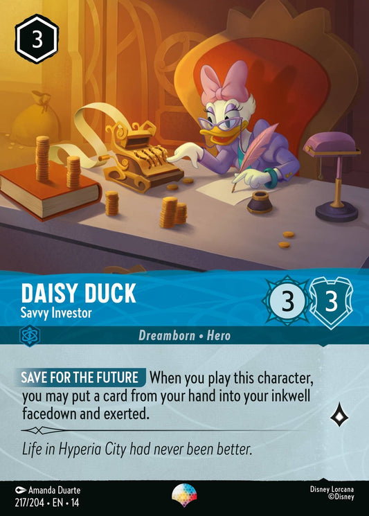 217/204-EN-14: Daisy Duck – Savvy Investor (Alt Art) (異畫)