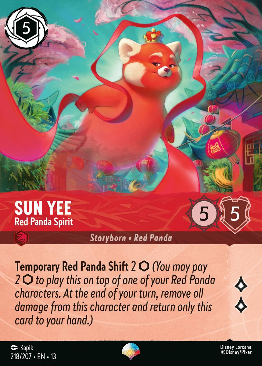 218/207-EN-13: Sun Yee – Red Panda Spirit