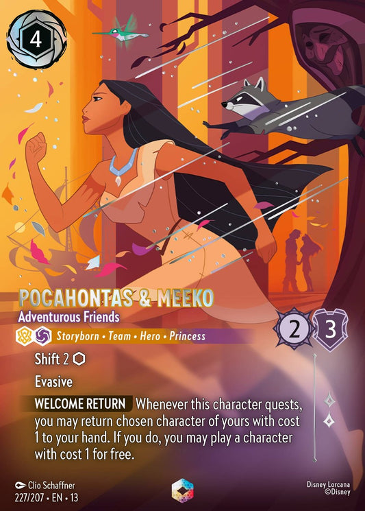 227/207-EN-13: Pocahontas & Meeko – Adventurous Friends