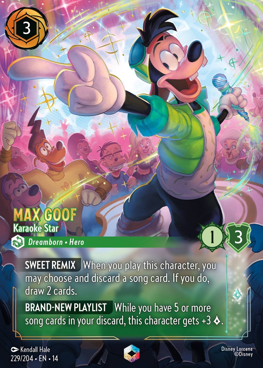 229/204-EN-14: Max Goof – Karaoke Star (Alt Art) (異畫)