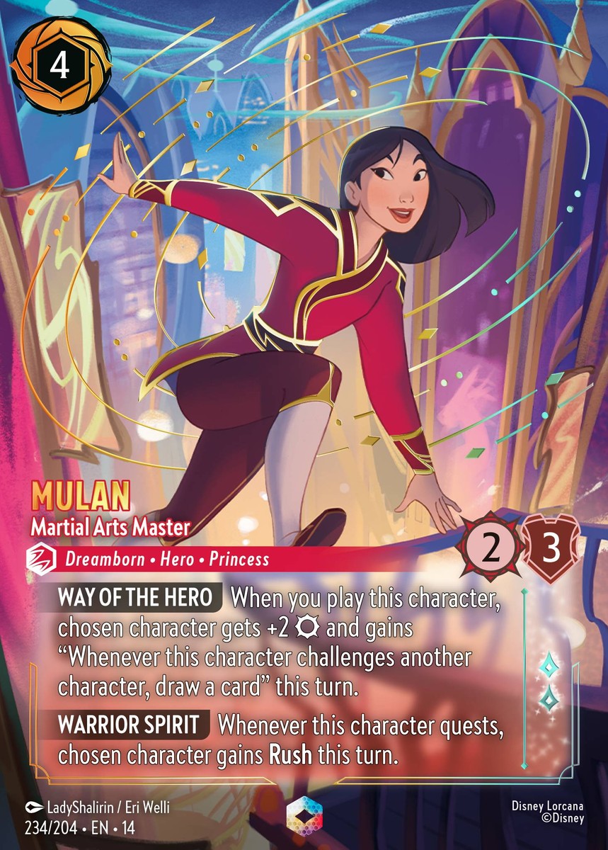 234/204-EN-14: Mulan – Martial Arts Master (Alt Art) (異畫)