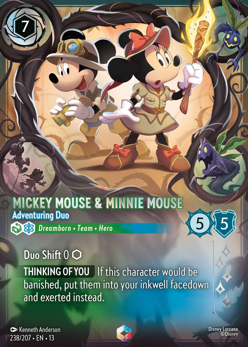 238/207-EN-13: Mickey Mouse & Minnie Mouse – Adventuring Duo