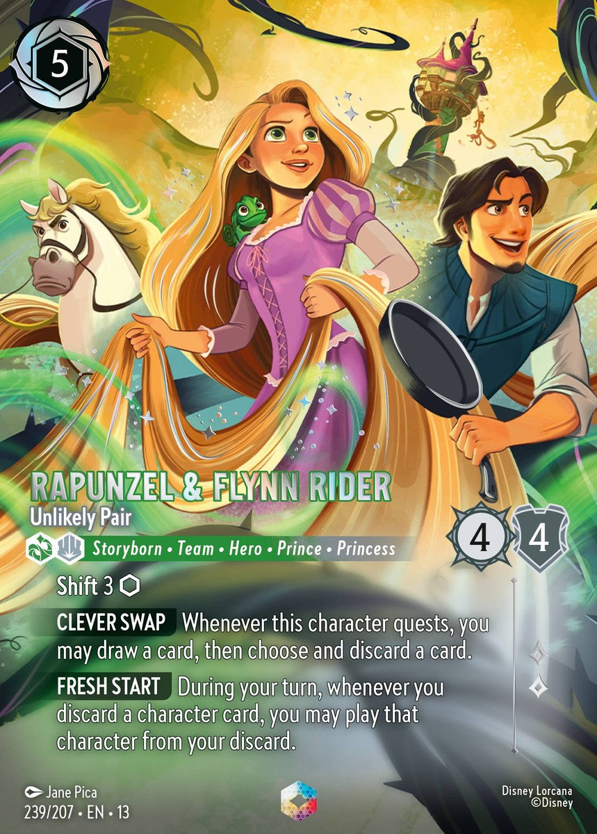 239/207-EN-13: Rapunzel & Flynn Rider – Unlikely Pair