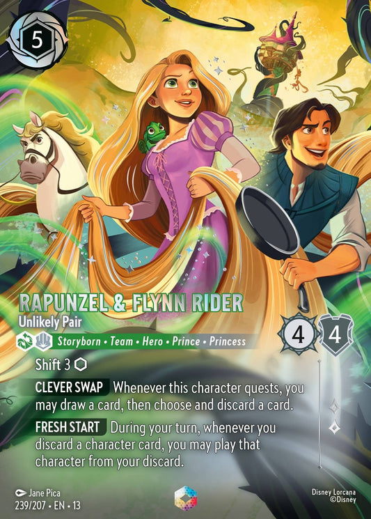 239/207-EN-13: Rapunzel & Flynn Rider – Unlikely Pair