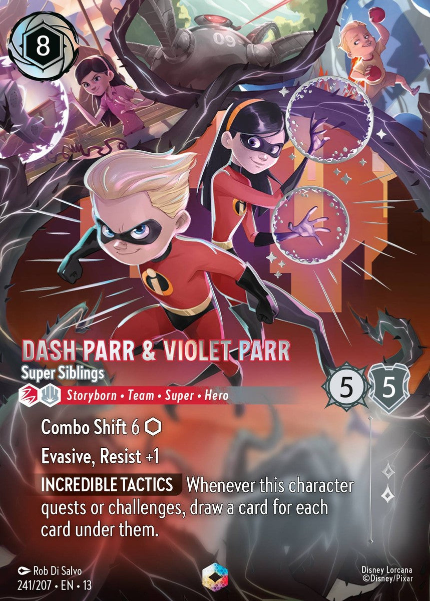 241/207-EN-13: Dash Parr & Violet Parr – Super Siblings