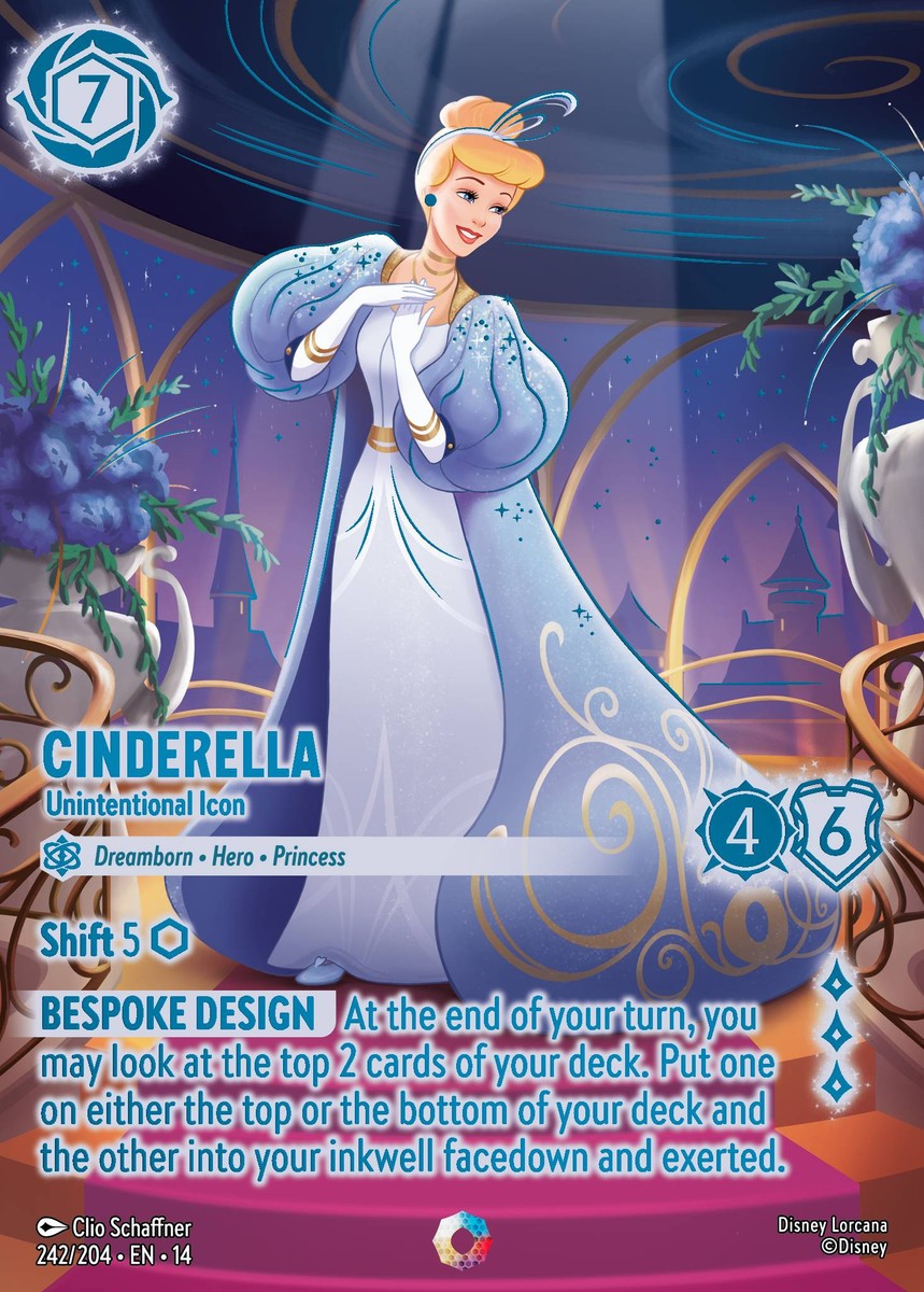 242/204-EN-14: Cinderella – Unintentional Icon (Alt Art) (異畫)