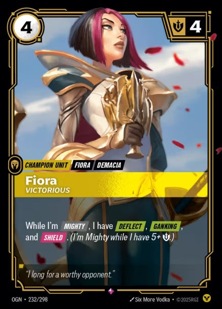 OGN-232/298 - Fiora, Victorious（繁中）